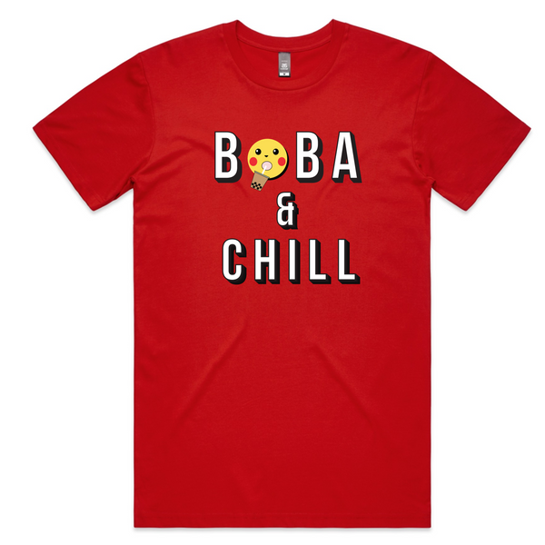 Boba and Chill Pikachu - MENS short sleeve - FOB